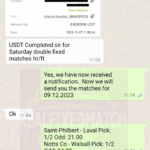 REAL FIXED MATCH WATSAPP