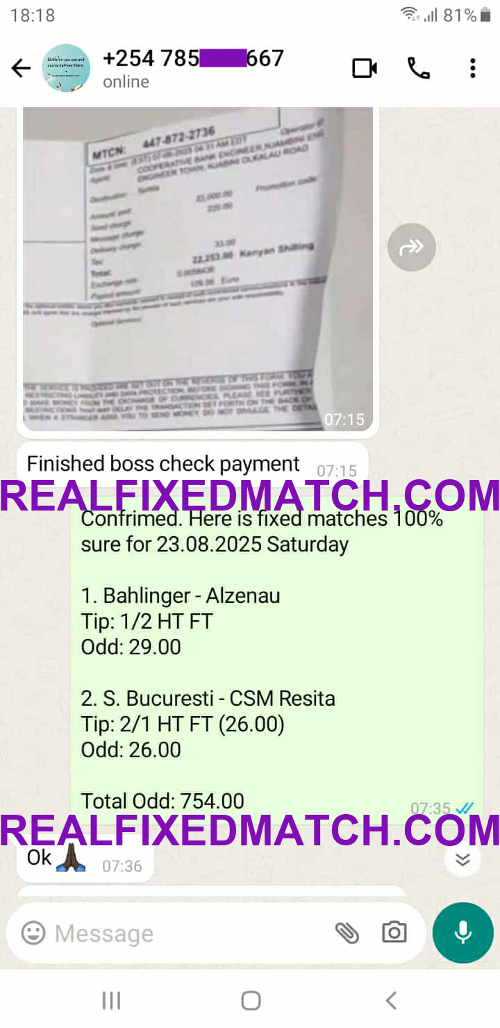 Fixed Matches 1X2