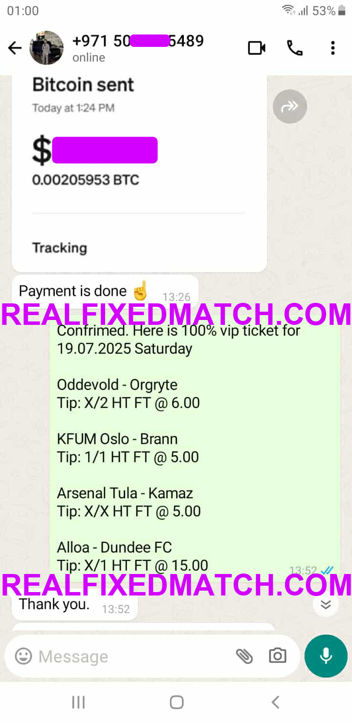 Soccer Fixed Match